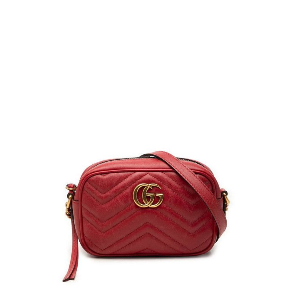 Gucci GG Marmont Quilted Chain Shoulder Bag